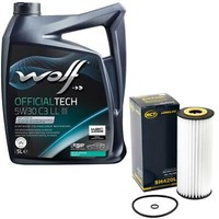 MotoröL Set 5W30 5 Liter + ÖLfilter SH 420 L FüR Audi A3 Seat Skoda VW Bora 1.9