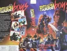 Replacement Vhs VIDEO Sleeve Cover & Case big box ROUGH BOYS ANGELS DIE HARD