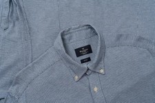 Men Hackett Shirt Blue Cotton 38 / M / 46