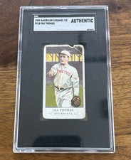 1909 E91-B IRA THOMAS NNO AMERICAN CARAMEL PHILADELPHIA ATHLETICS