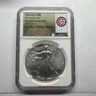 NGC 2015 S$1 Eagle Gem Uncirculated Chicago Cubs