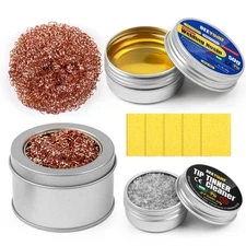 BEEYUIHF Soldering Tip Cleaning Kit Rosin Paste Flux and Soldering Tip Cleane...