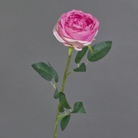 Artplants Kunst Rose Thyri, Pink, 65Cm