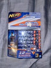 12-Pack Special Edition Nerf N-Strike Elite Darts Pack Blue NEW