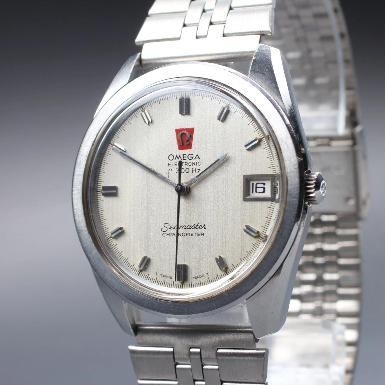 Omega — Vintage [Exc+5] Omega Seamaster Electronic f300Hz Cal. 1250 Men's Qz Watch U924