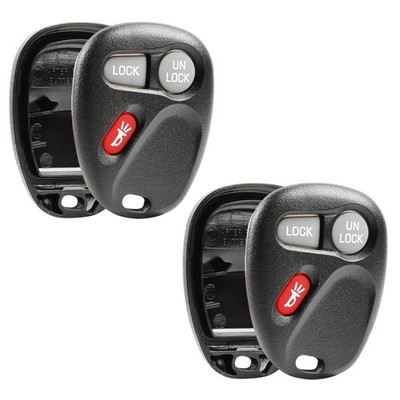 2 Replacement For 2001 2002 GMC Yukon XL Key Fob Remote Shell Case