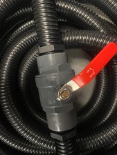 1" BSP female PP lever ball valve –stainless steel inner parts for pond & filter