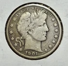 1901 Barber Half Dollar
