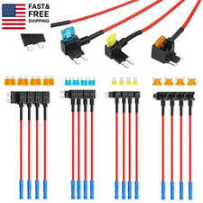 16 Pack 4 Types Fuse Tap, Upgraded 12V Car Add a Circuit Fuse Tap Kit - Standar