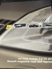 The Renault Vel Satis Road Test Car Sales Info Brochure Frameable 2002