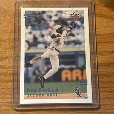2002 Fleer Triple Crown Rbi Blue Foil Ray Durham Card #130 s/n 61/65 White Sox