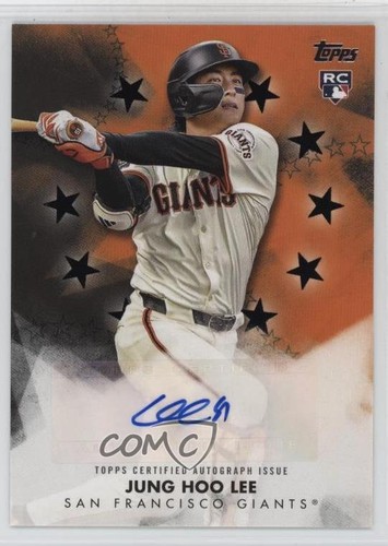 Jung Hoo Lee [Black] #BSAU-JHL 2024 Topps Update Baseball Stars Autograph card