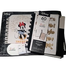 Disney Minnie Mouse Happy Planner Journal and Notebook Kit Bundle New