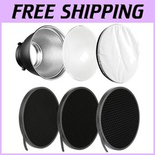 7" Reflector Diffuser Shade Dish for Studio Flash Light