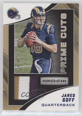 2016 Panini Rookies & Stars Prime Cuts 44/49 Jared Goff #2 RC 0a6