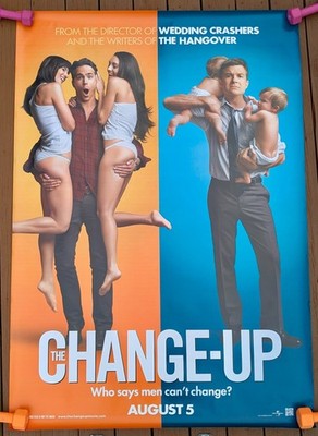 The Change-Up 2011 Original Double Sided Bus Stop Lobby Movie Poster 48''x70''