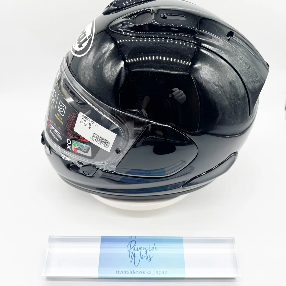 Arai RX-7X Casco Cara Completa Vidrio Negro Tamaño XL 61-62cm De Japón Nuevo - Imagen 3 de 4