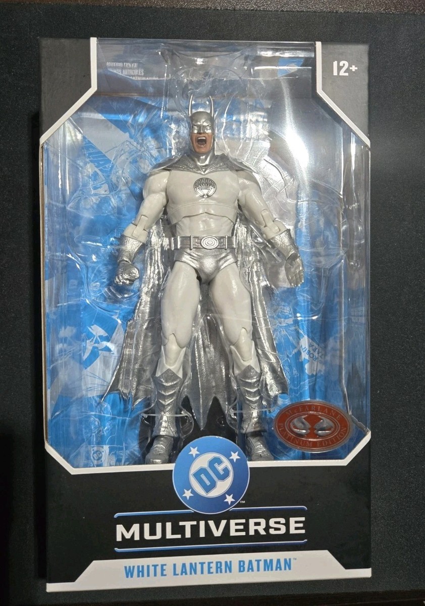 McFarlane DC Multiverse White Lantern Batman Red Platinum In Hand