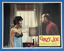 CRAZY JOE 1974 ORIGINAL LOBBY CARD PETER BOYLE PAULA PRENTISS