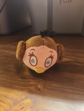 Angry Birds Star Wars Princess Leia Backpack Clip Plush 3" 2012