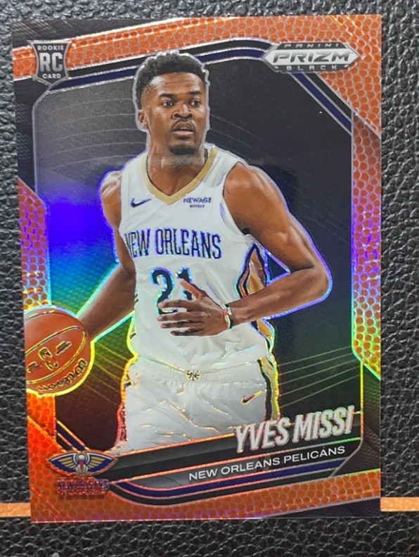 Yves Missi 2024-25 Panini Prizm Black Basketball Prizm /225 RC #3