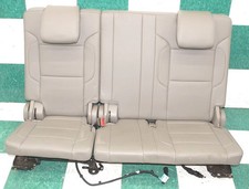 Note 17 Yukon Gray Leather Rear Third Row Power Folding Backseat Bench Seat