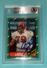 BILL FRALIC Signed 1986 TOPPS ROOKIE Card #367 Beckett BAS. rookie card picture