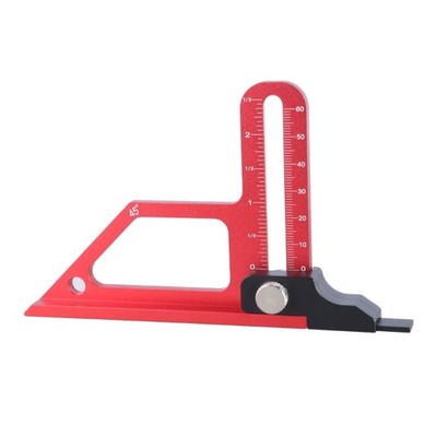 Woodworking Depth Measuring Tool Aluminum Depth Gauge for Accurate Measurements