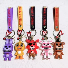 FNAF KeyChain Five Nights at Freddy’s Security Breach Game Keyrings Pendant Gift