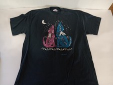 Vintage Arizona Graphic T Shirt Moon Wolves Native American Made in USA