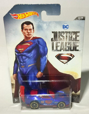 2017 Superman Power Pro Justice League Hot Wheels OVP #LT422