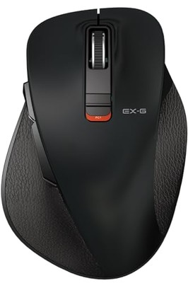 ELECOM Wireless Mouse Bluetooth Quiet EX-G Grip Ultimate Multi-Pairing L Size 5