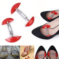 Red Adjustable Plastic Metal Shoe Trees Shoe Stretchers Shoe Shape Maintainers