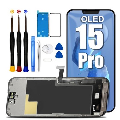 Soft OLED für iPhone 15 PRO Display 120hz Bildschirm 3D Touch Screen reparatur