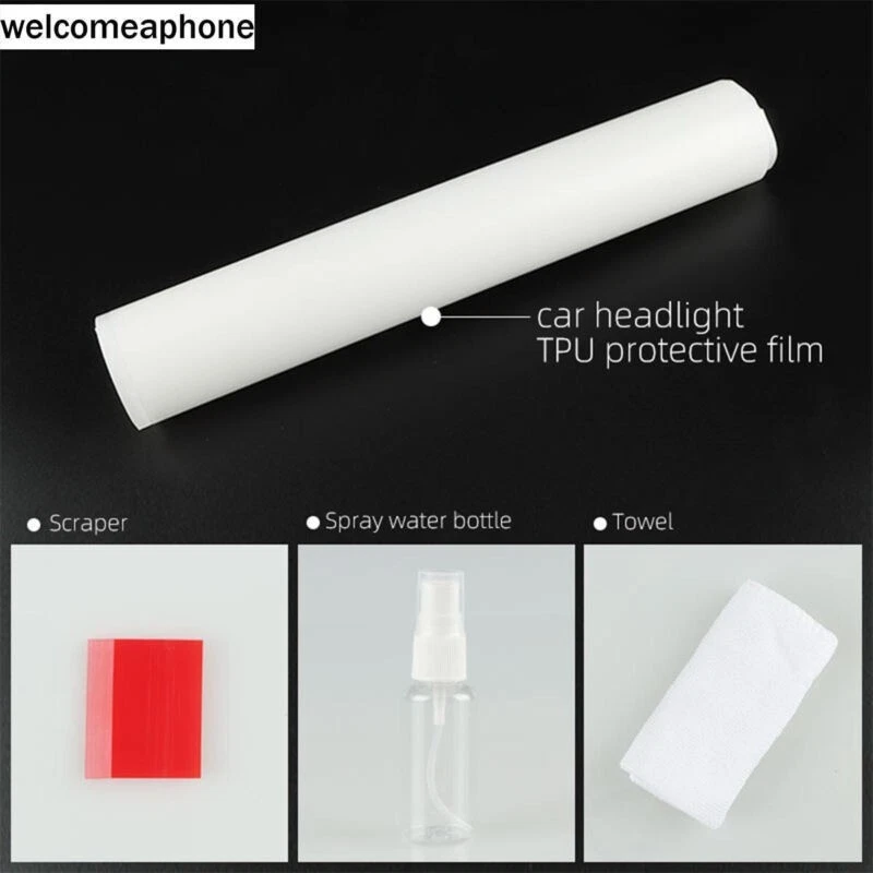 For Aston Martin DB9 Pre-cut Headlights Transparent Paint Protection Vinyl Film - Image 2 of 4