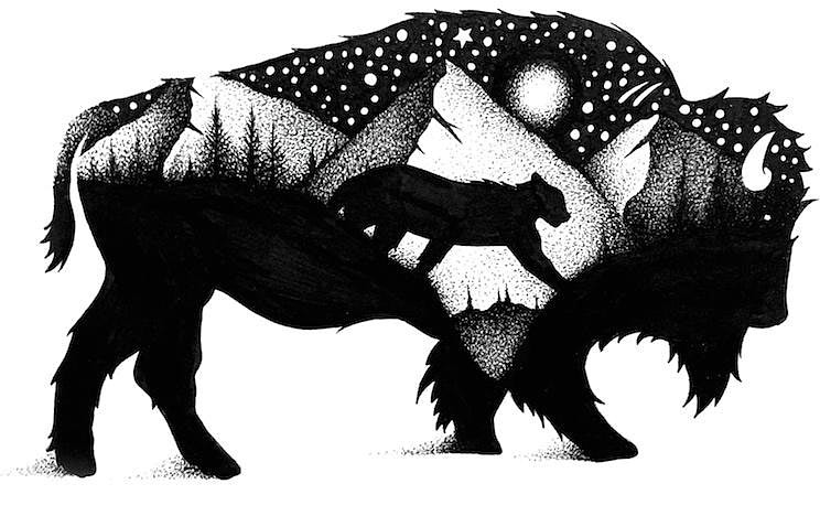 Набор виниловых наклеек Bison Lifestyle - Устойчивый к атмосферным воздействиям, тяжелый винил, долговечный -