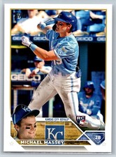 #167 Michael Massey, Kansas City Royals - RC 2023 Topps  Series 1 Base