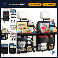 Car Seat Organizer Backseat Kick Mats - Durable Back Seat Protector for Kids