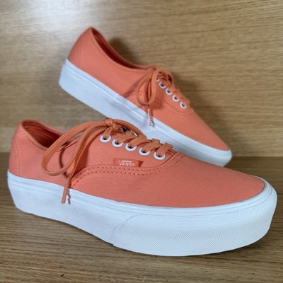 Vans Damenschuhe Größe 6 UK Authentic Plateau 2.0 Twill Melon (39 EU)