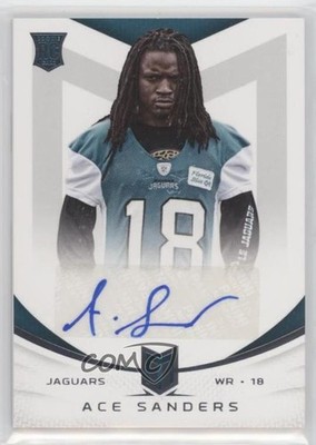 2013 Panini Momentum Rookie Signatures Silver /199 Ace Sanders #103 Auto RC ni4