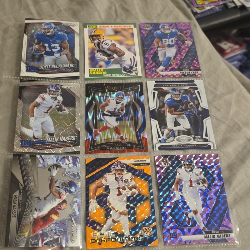  New York Giants Card Lot (9)