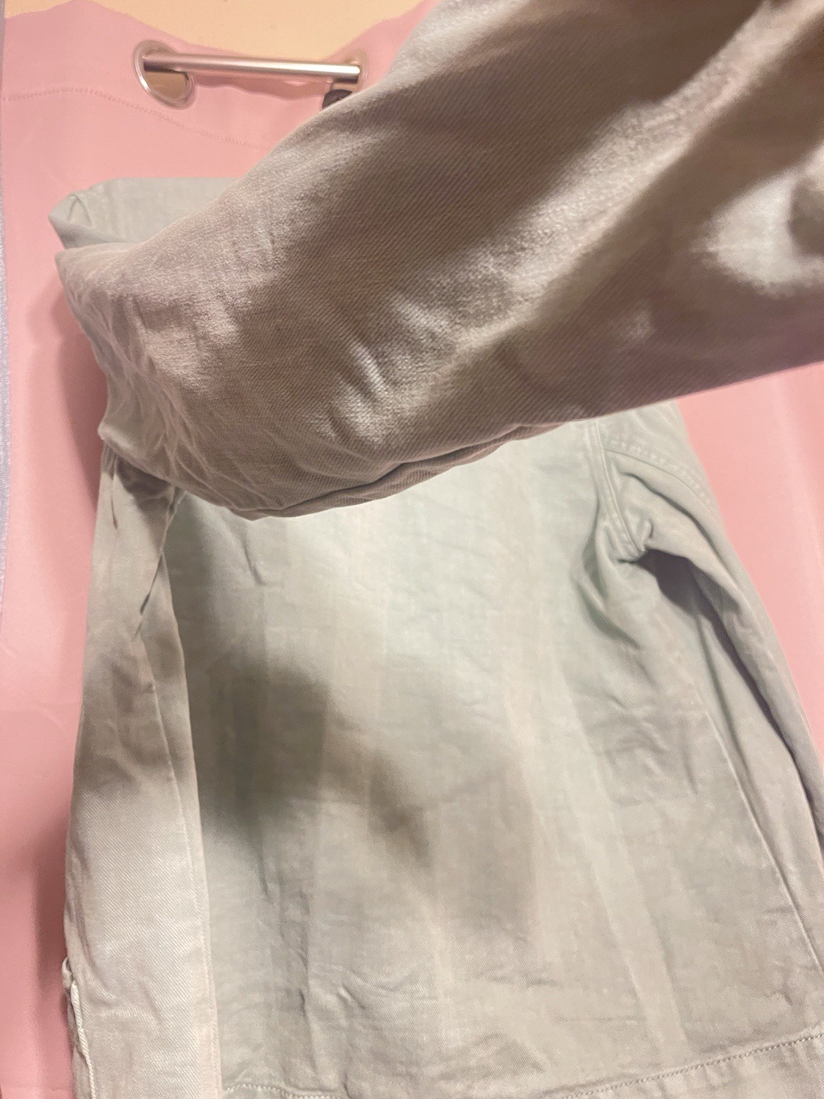 Universal Thread Light Green Utility Jacket Butto… - image 6