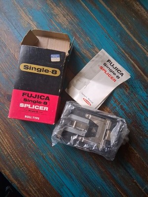 Fujica Single 8 Splicer Klebepresse mit Beschreibung In OVP