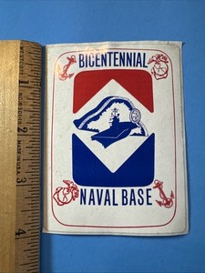 Bicentennial Naval Base sticker Decal 1976 Philadelphia, PA