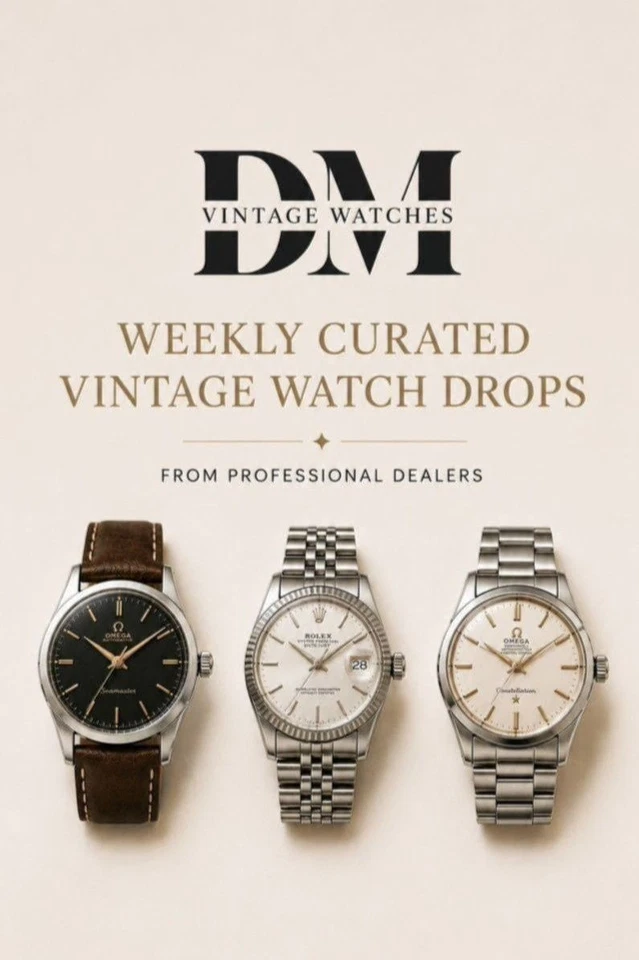 Wednesday Watches - Curated Vintage Watches - Rolex, Omega, Longines Etc