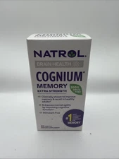 60 tablets COGNIUM Memory, EXTRA STRENGTH Natrol, Brain Health EXP.05/27
