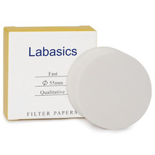 Fast Flow Qualitative Filter Paper with 25 Micron Pore Size, Cellulose Circles f