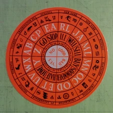 Pearl Jam Sticker 1996 Vintage NO CODE w/ concert tour cities