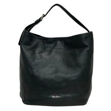 Max Mara - Black Leather Shoulder Bag