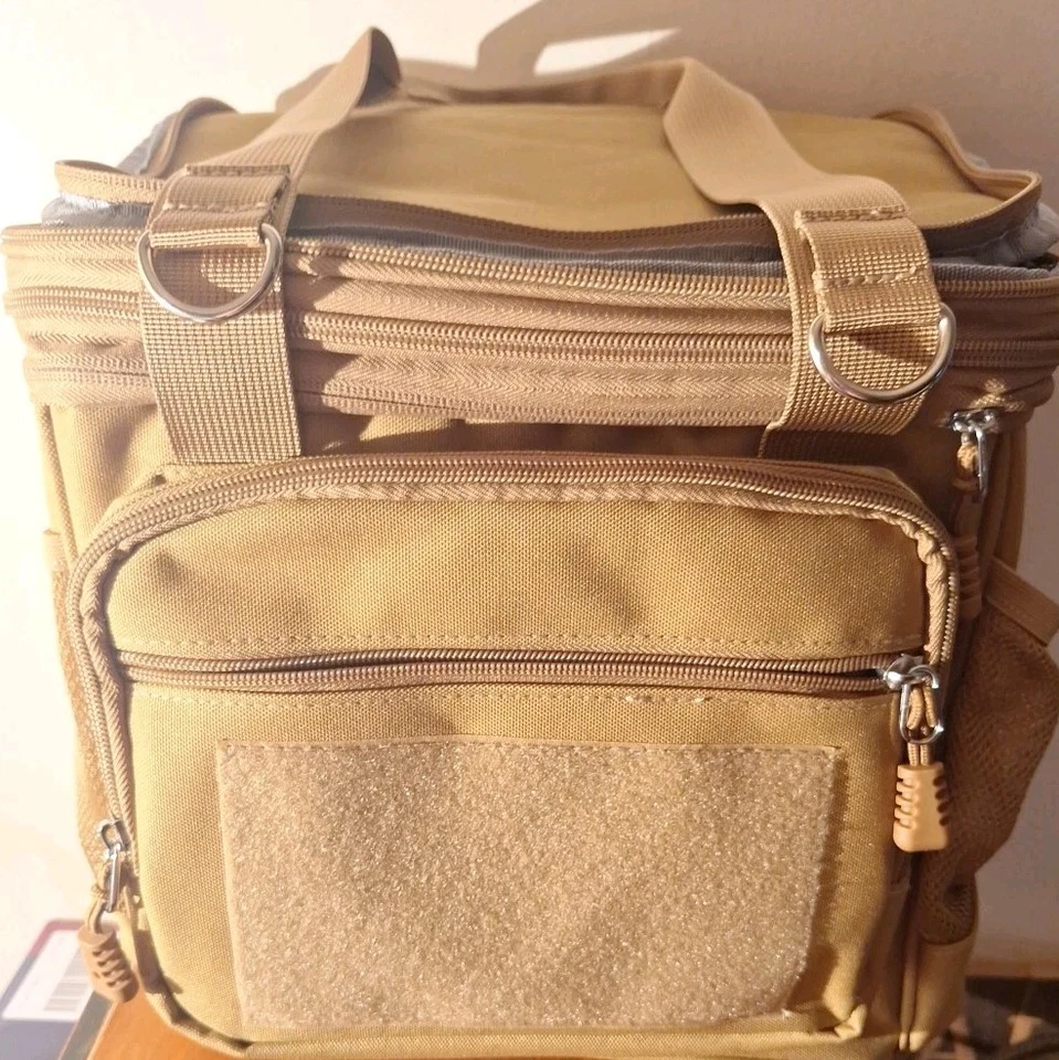 Термоизолированный обеденный мешок герметичный водонепроницаемый хаки/коричневый - Изображение 2 из 4